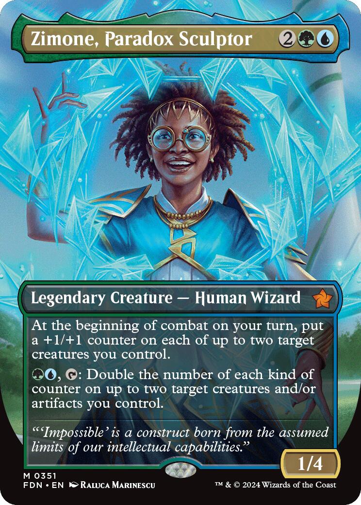 Zimone, Paradox Sculptor (Borderless) FDN - 351