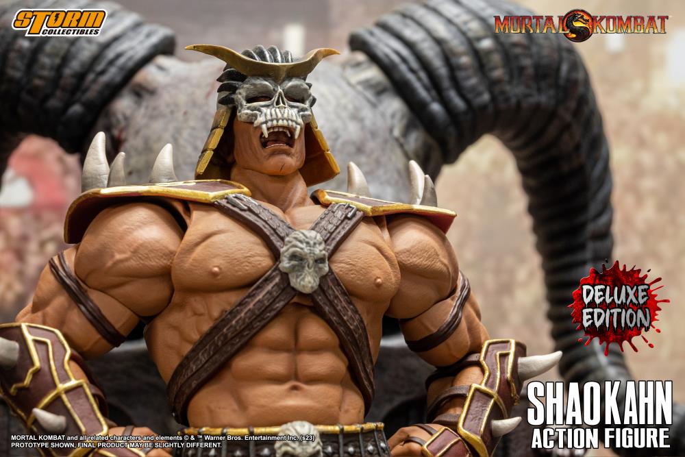 Storm Collectibles - Mortal Kombat Shao Kahn - Deluxe - 1/12 Scale (Sub-Par Packaging)
