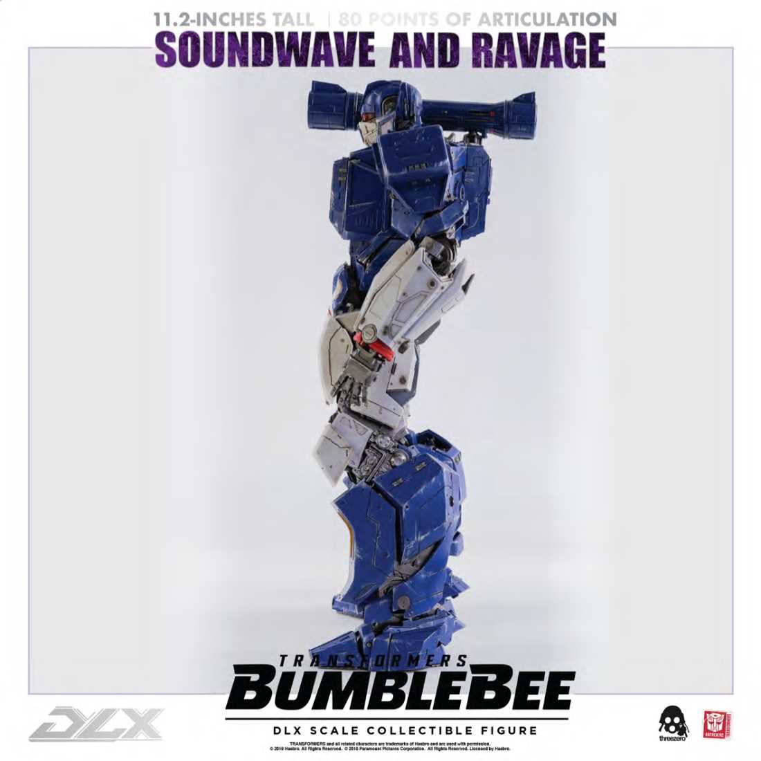 Threezero - Soundwave and Ravage Bumblebee Transformers DLX Scale Collectible
