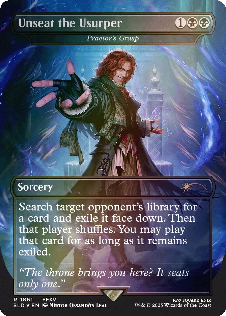 Unseat the Usurper - Praetor's Grasp (Rainbow Foil) SLD - 1861