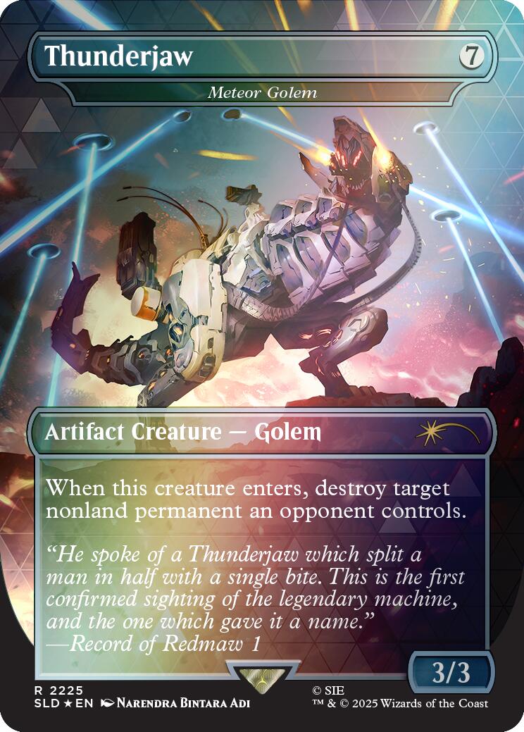 Thunderjaw - Meteor Golem (Rainbow Foil) SLD - 2225