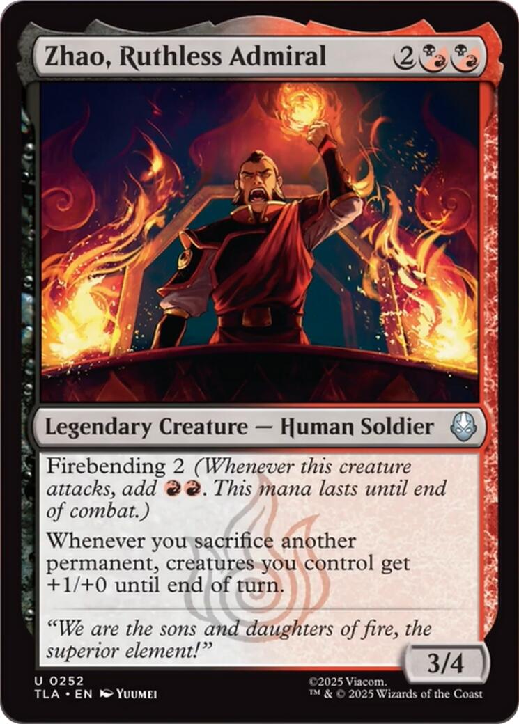 Zhao, Ruthless Admiral TLA - 252