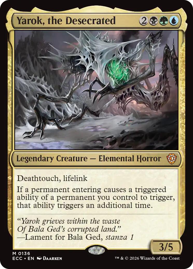 Yarok, the Desecrated ECC - 136