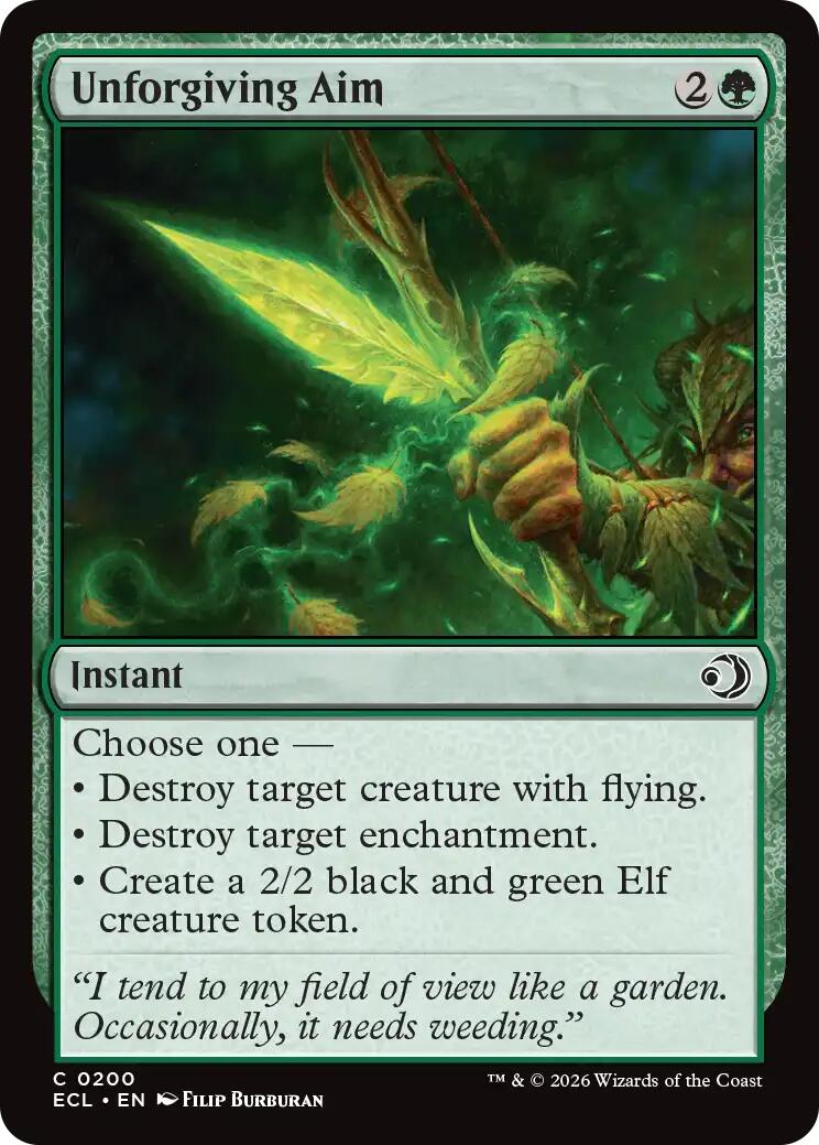 Unforgiving Aim ECL - 200