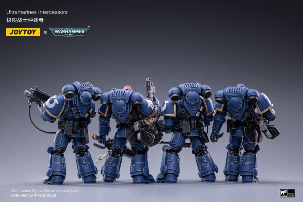Warhammer 40K Space Marine - Ultramarines Intercessors SET of 4