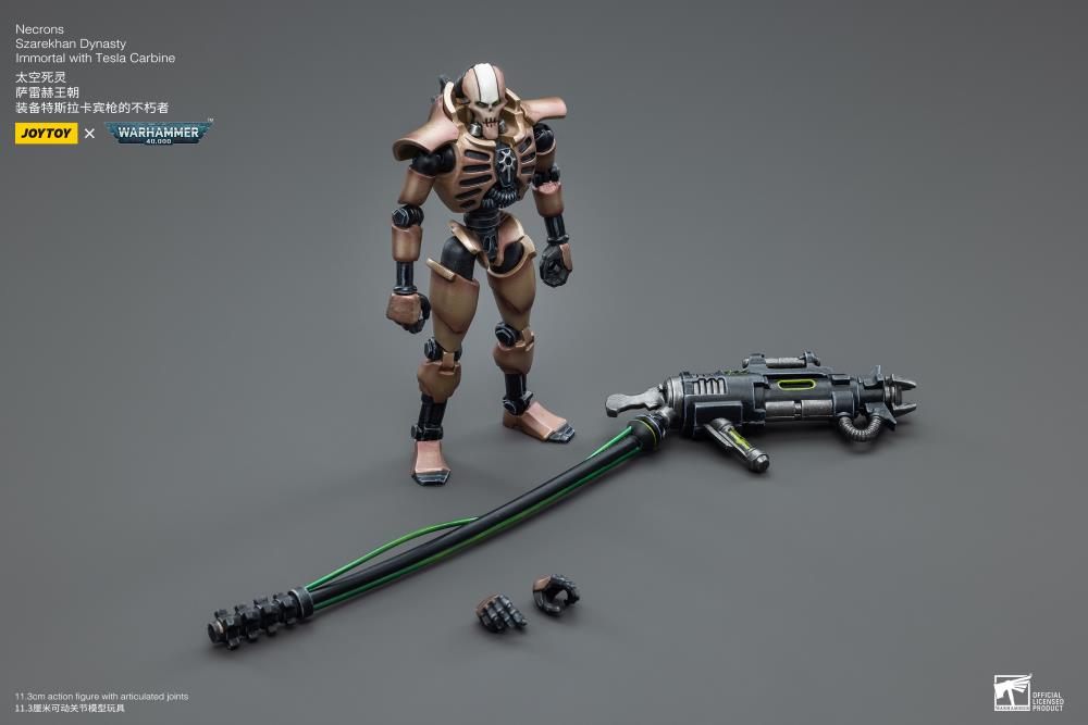 Warhammer 40k - Necrons - Szarekhan Dynasty Immortal - Tesla Carbine - 2 pack