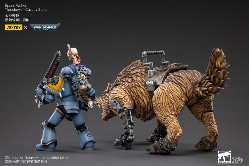 Warhammer 40K-  Space Wolves - Thunderwolf Cavalry Bjane