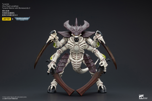 Warhammer 40K - Tyranids - Hive Fleet Leviathan Tyranid Warrior With Boneswords (Ver. 2)