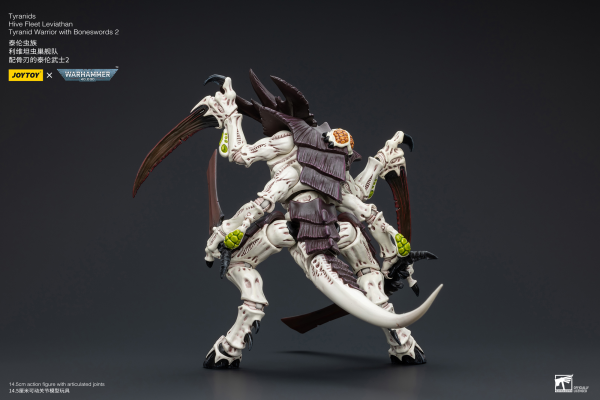 Warhammer 40K - Tyranids - Hive Fleet Leviathan Tyranid Warrior With Boneswords (Ver. 2)