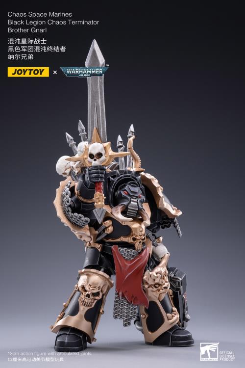 Warhammer 40K Black Legion Brother Gnarl Chaos Terminator