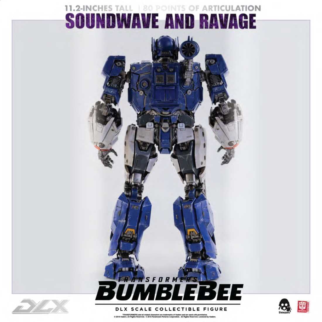 Threezero - Soundwave and Ravage Bumblebee Transformers DLX Scale Collectible