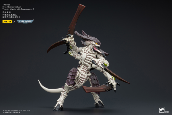 Warhammer 40K - Tyranids - Hive Fleet Leviathan Tyranid Warrior With Boneswords (Ver. 2)