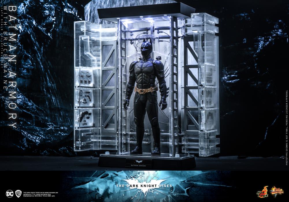 The Dark Knight Rises - Batman Armory with Bruce Wayne 1/6th Scale Collectible Figure - MMS702