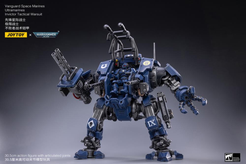 Warhammer 40K Space Marine - Ultramarine - Invictor Tactical Warsuit SET