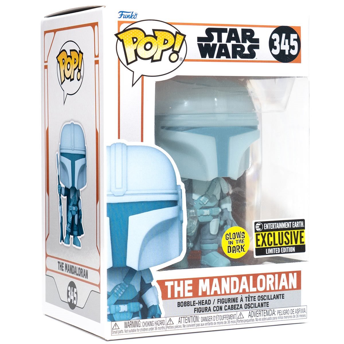 Star Wars: The Mandalorian Hologram Glow-in-the-Dark Pop! Vinyl Figure - Exclusive