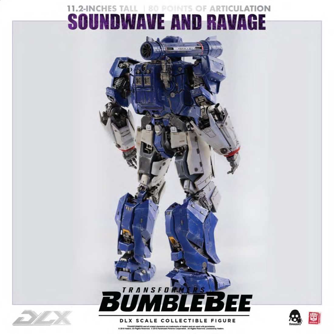 Threezero - Soundwave and Ravage Bumblebee Transformers DLX Scale Collectible