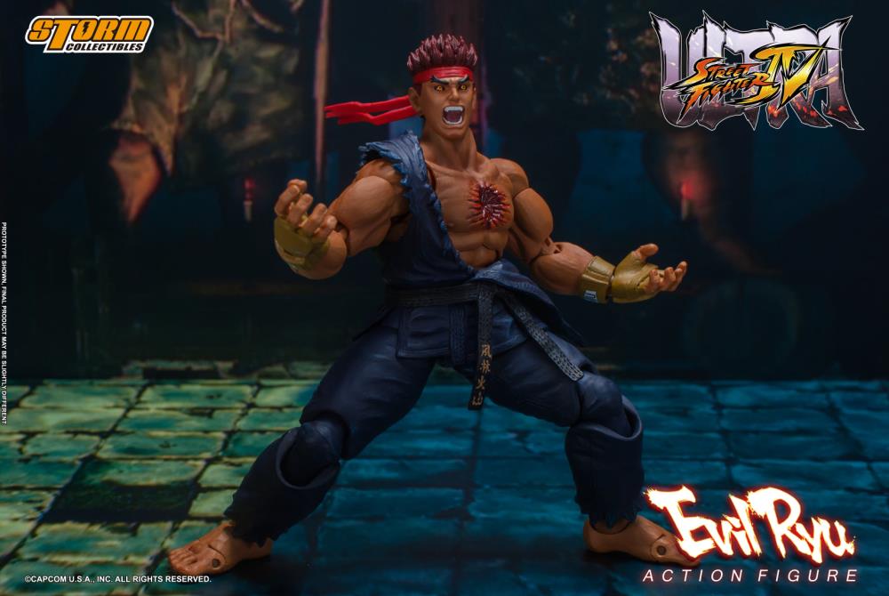 storm collectibles Ultra Street Fighter IV Evil Ryu 1/12 Scale Figure
