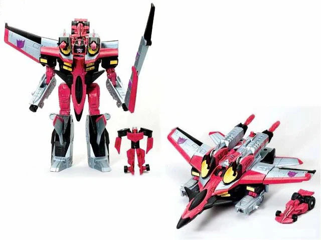 Transformers Armada Starscream with Swindle