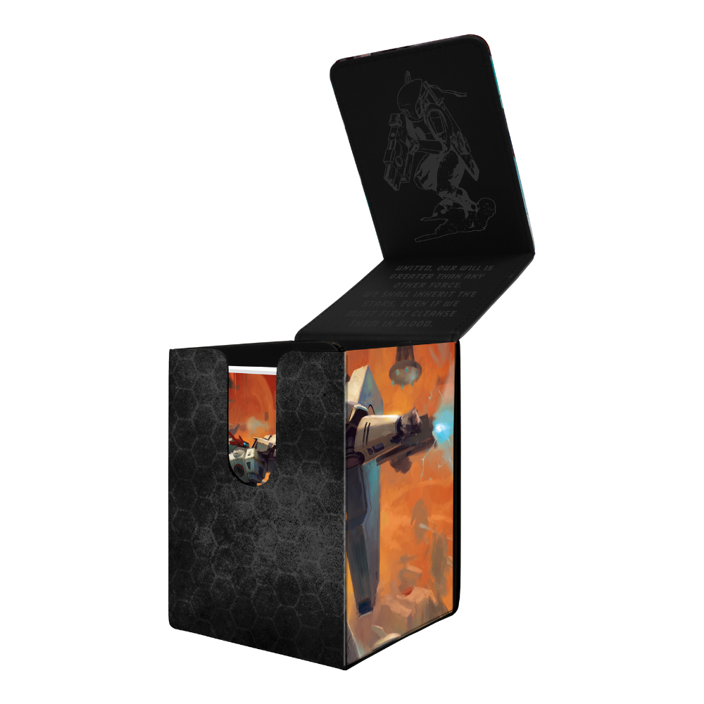 Ultra Pro - Tau Empire - Alcove Flip Deck Box for Warhammer 40,000