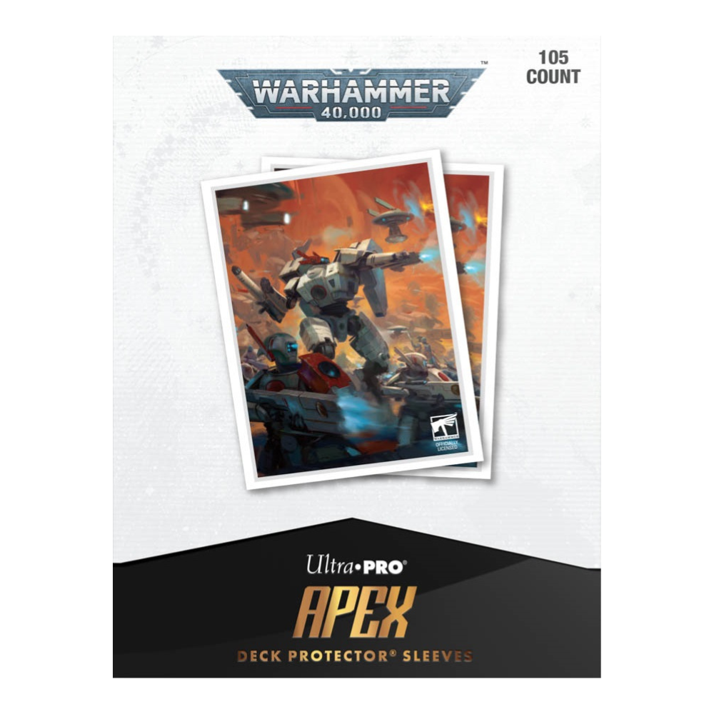 Ultra Pro - Tau Empire - 105ct Apex Deck Protector Sleeves for Warhammer 40,000