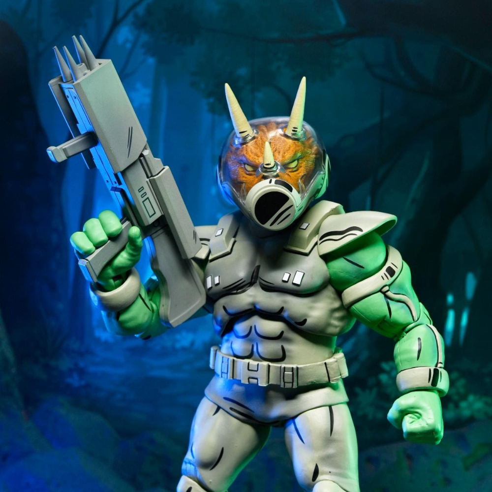 Teenage Mutant Ninja Turtles (Mirage Comics) - 7” Scale Action Figure - Shock Commando Triceraton (Preorder Aug 2026)