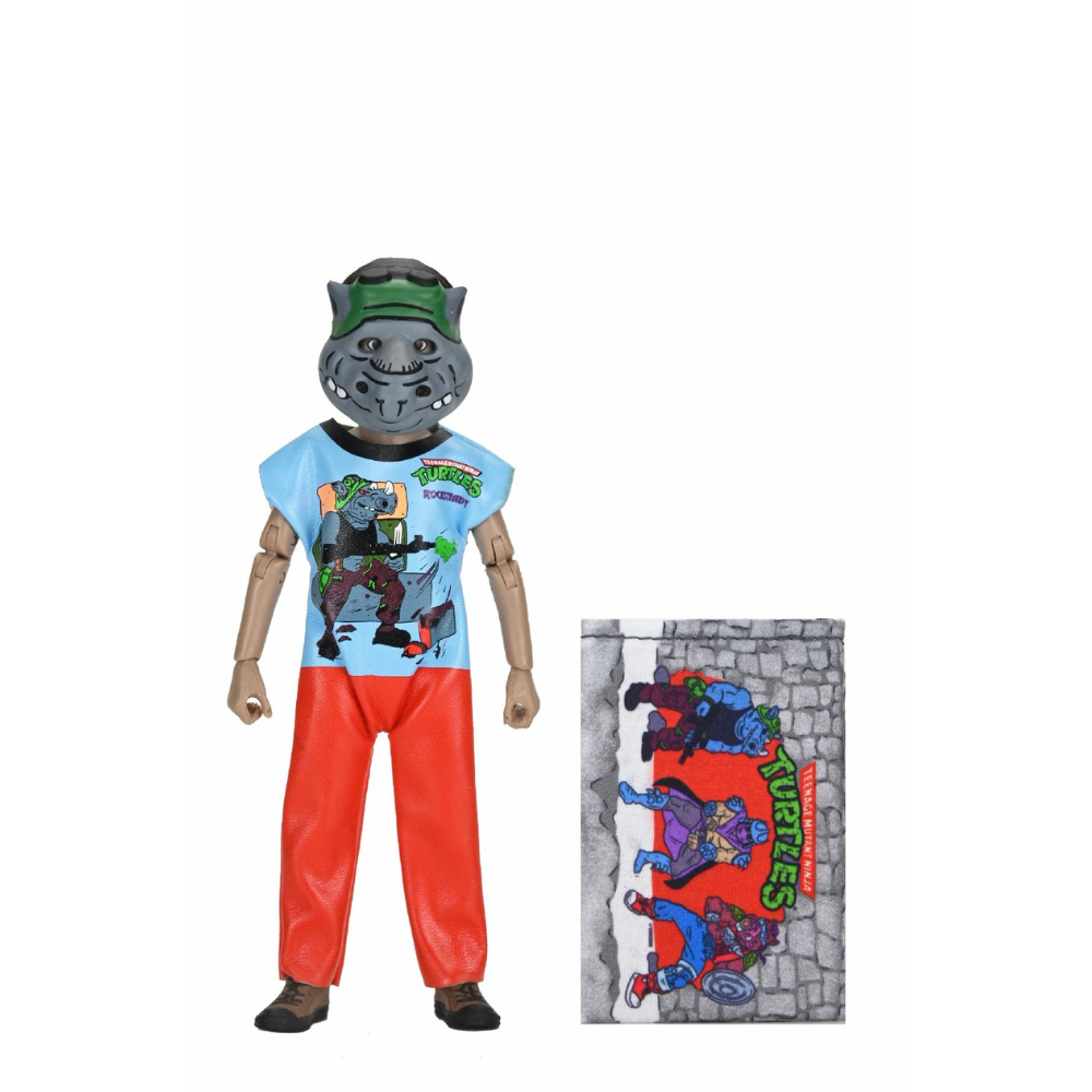 Teenage Mutant Ninja Turtles (1987 Cartoon) x Ben Cooper - 6" Clothed Figure - Rocksteady
