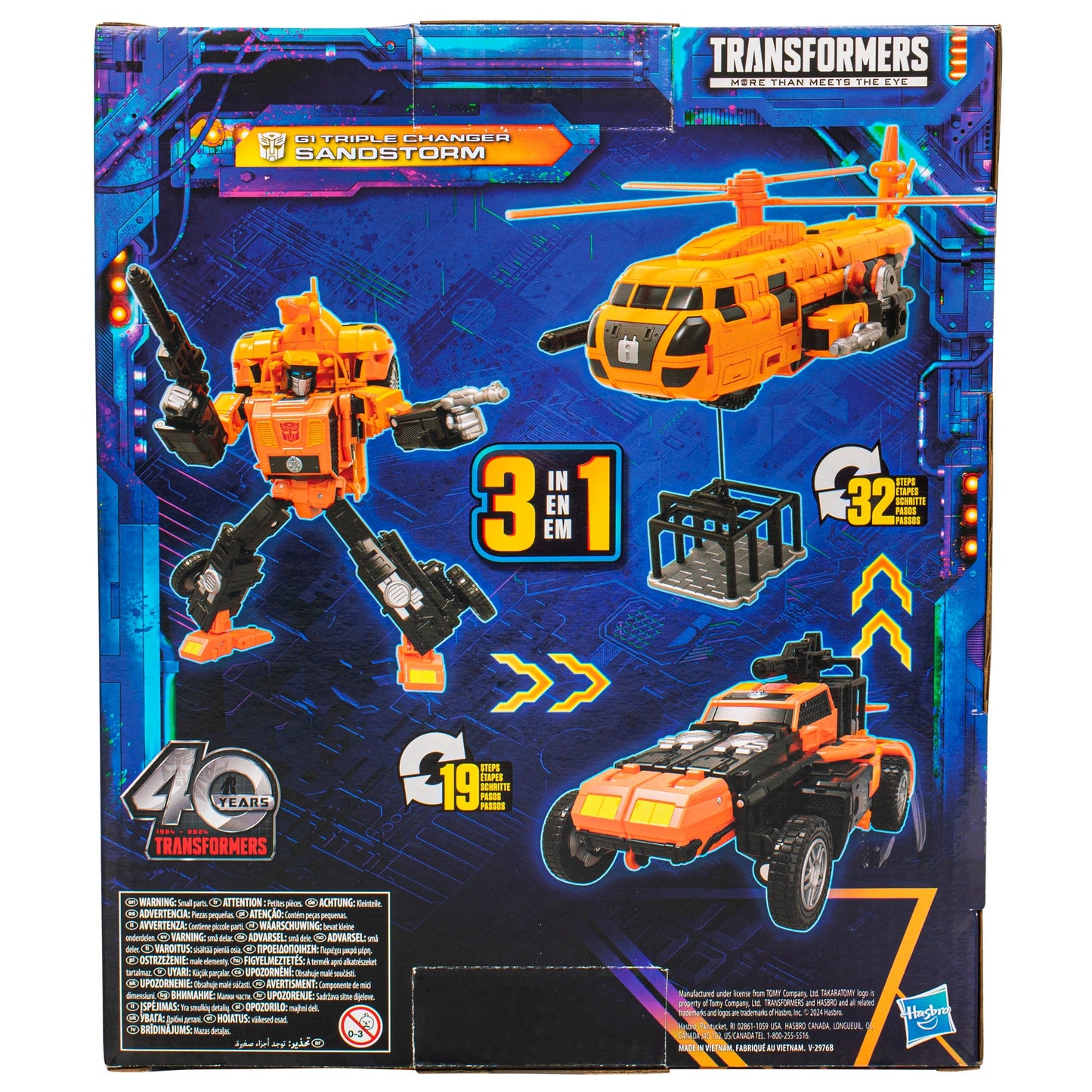 Transformers Legacy United Leader Class G1 Triple Changer Sandstorm