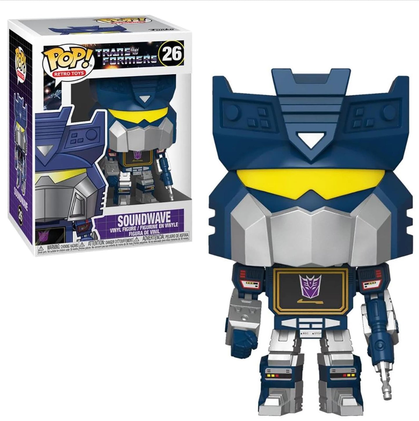 TRANSFORMERS SOUNDWAVE FUNKO POP! VINYL #26