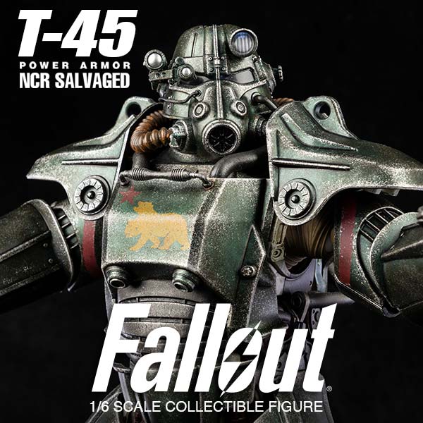 ThreeZero Fallout T-45 NCR Salvaged Power Armor