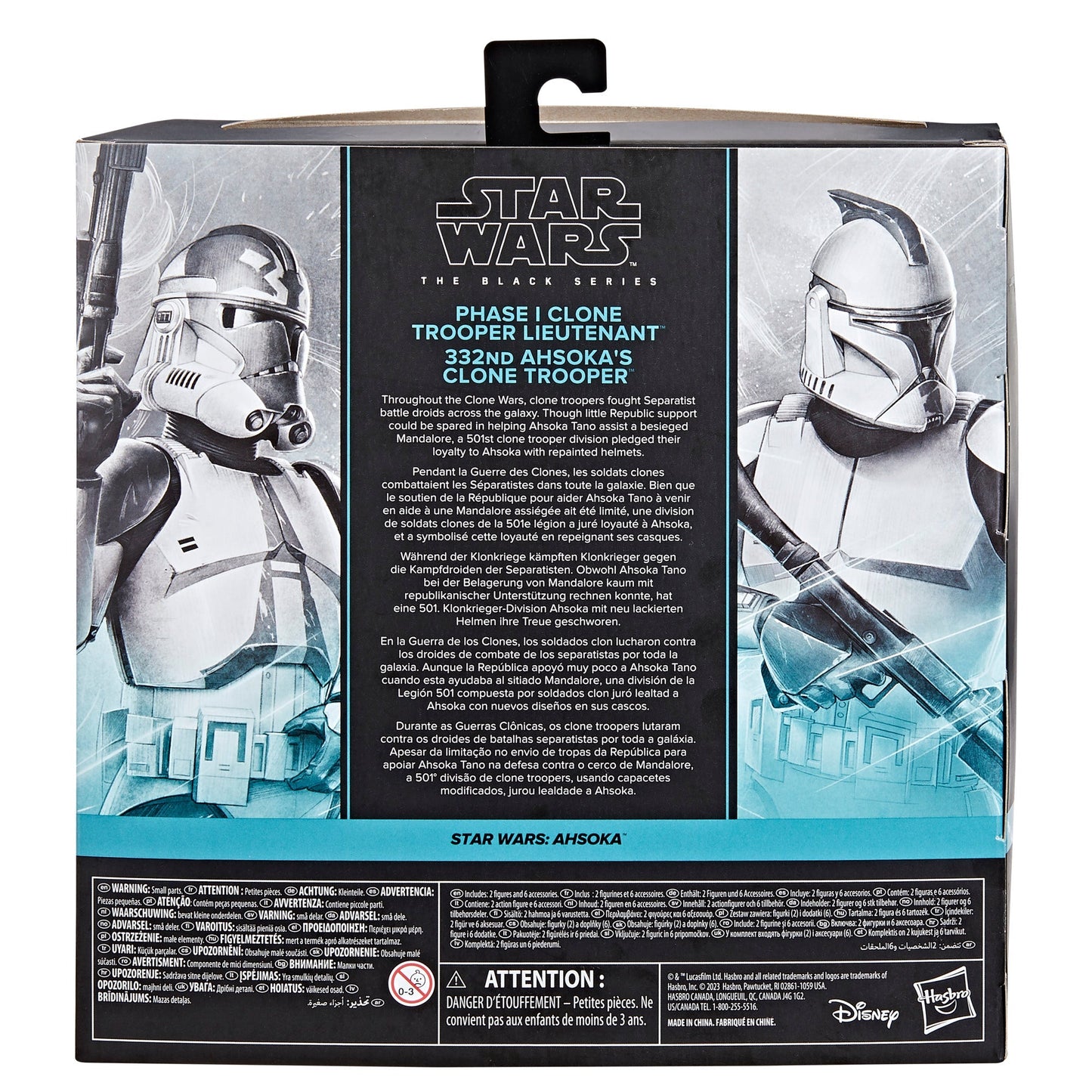 Star Wars The Black Series Clone Trooper Lieutenant & 332nd Ahsoka's Clone Trooper