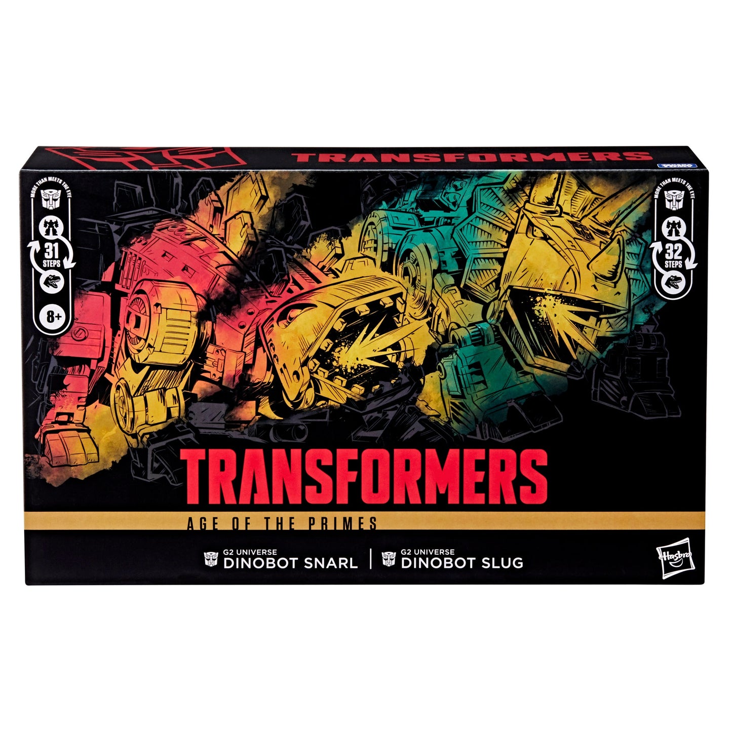 Transformers Age of the Primes G2 Universe Dinobot Slug and G2 Universe Dinobot Snarl - Exclusive
