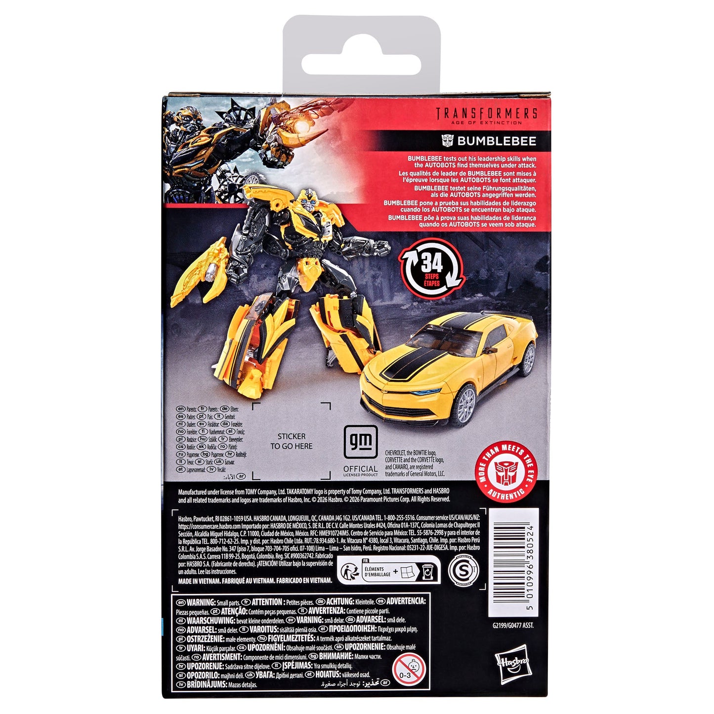 Transformers Studio Series Transformers: Age of Extinction Deluxe Class Bumblebee (Preorder Oct 2026)