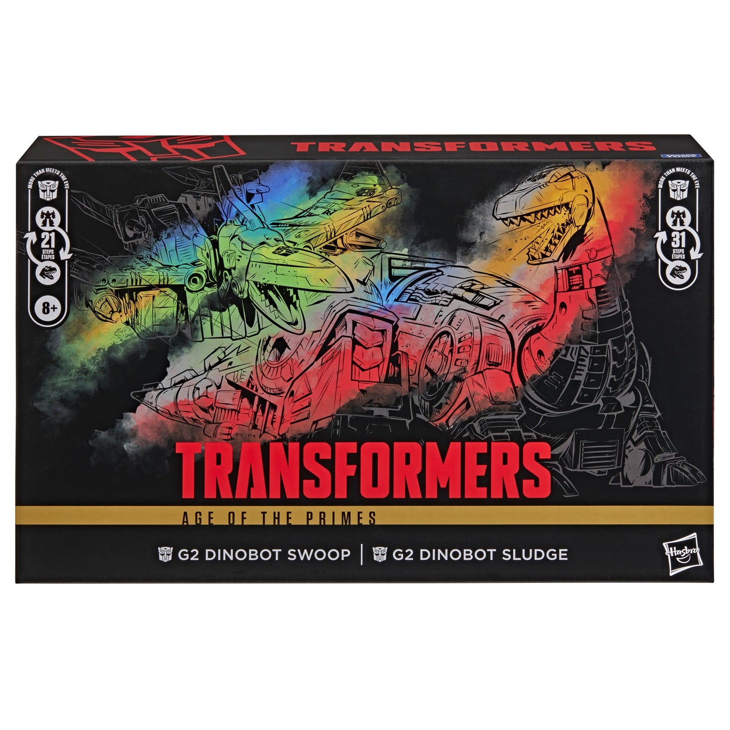 Transformers Age of the Primes G2 Dinobot Swoop and G2 Dinobot Sludge