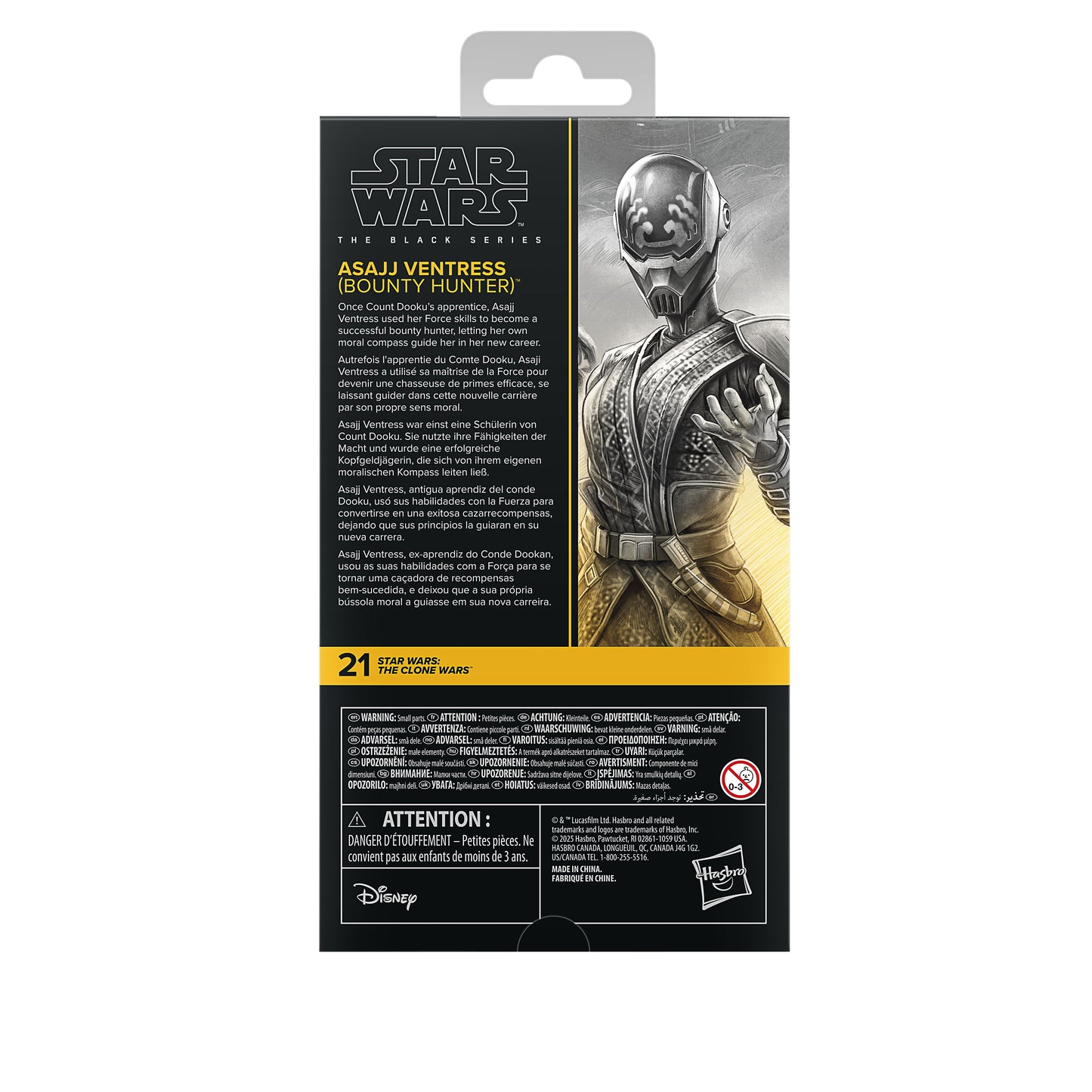 Star Wars The Black Series Asajj Ventress (Bounty Hunter)