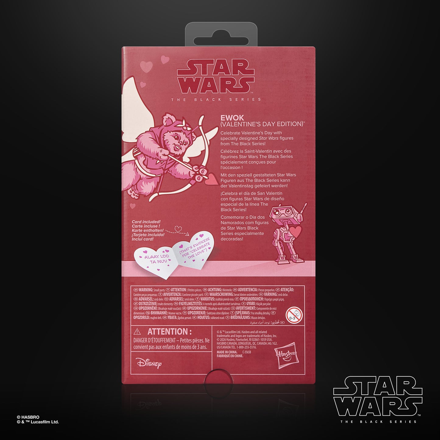Star Wars The Black Series Ewok (Valentine's Day Edition)