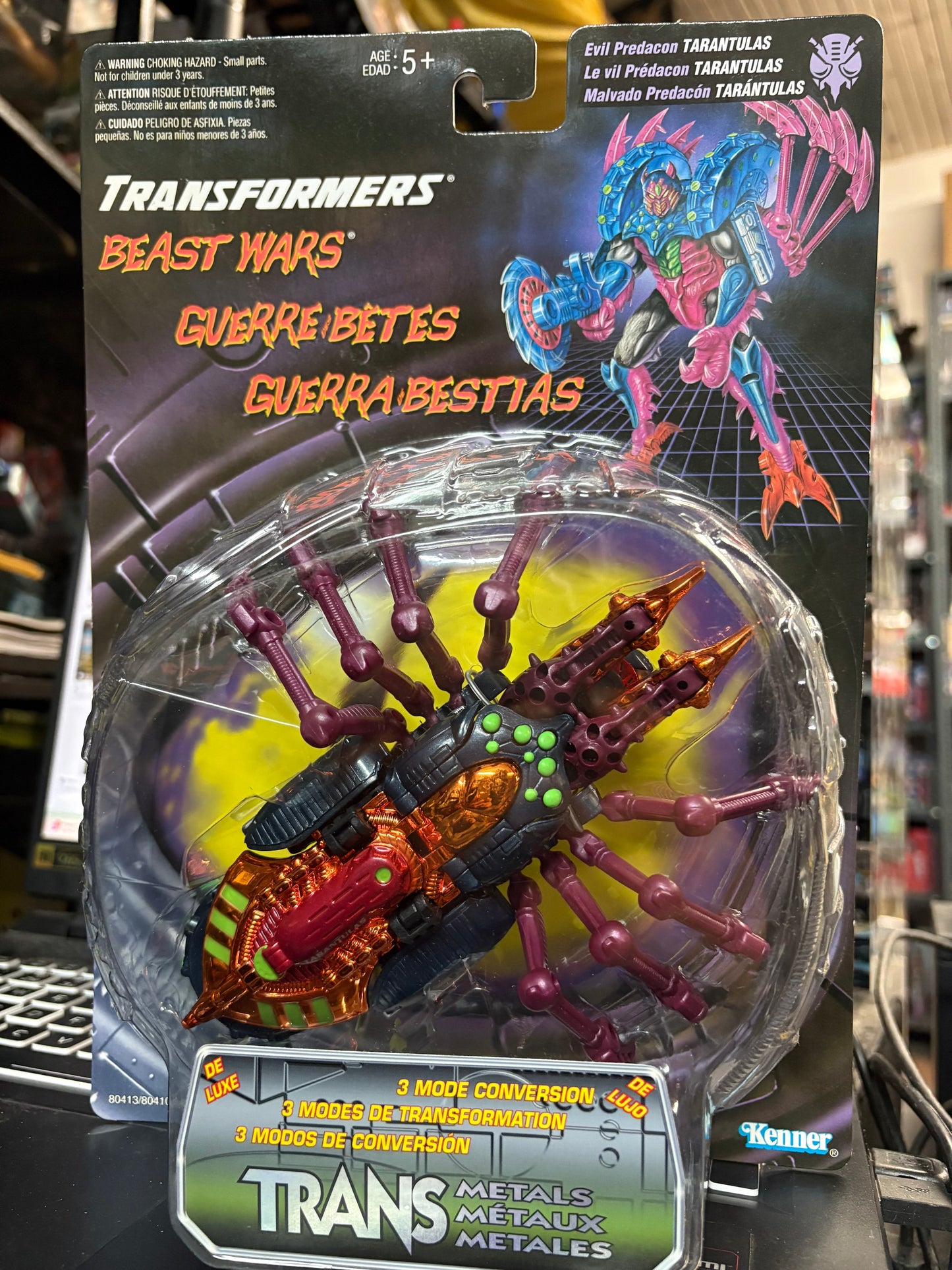 Transformers Beast Wars Deluxe Transmetals Evil Predacon TARANTULAS