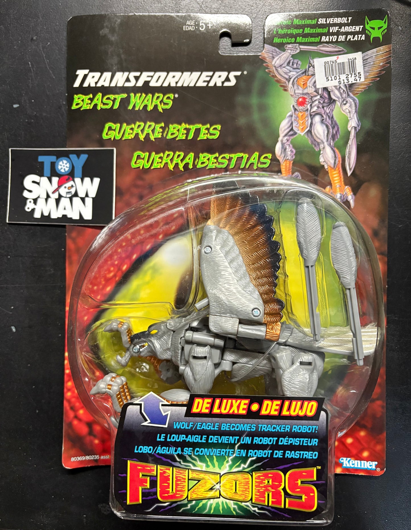 Transformers Beast Wars Deluxe Fuzors Silverbolt