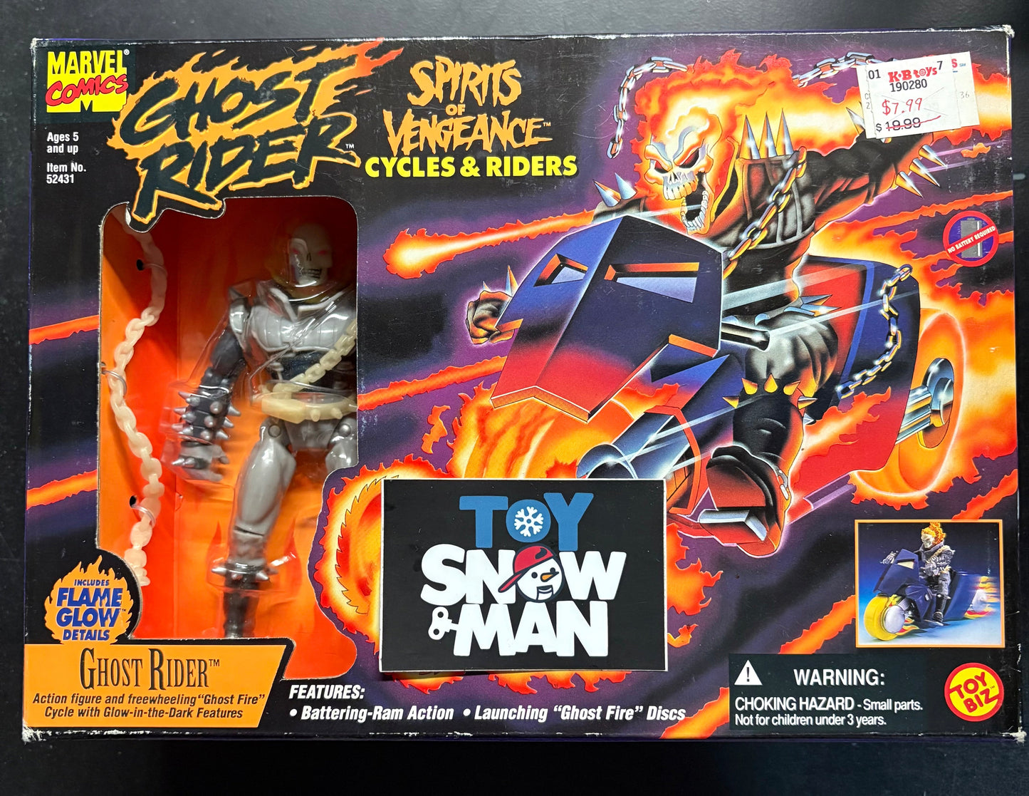 Toy Biz Marvel Comics Ghost Rider Spirits of Vengeance Cycles & Riders