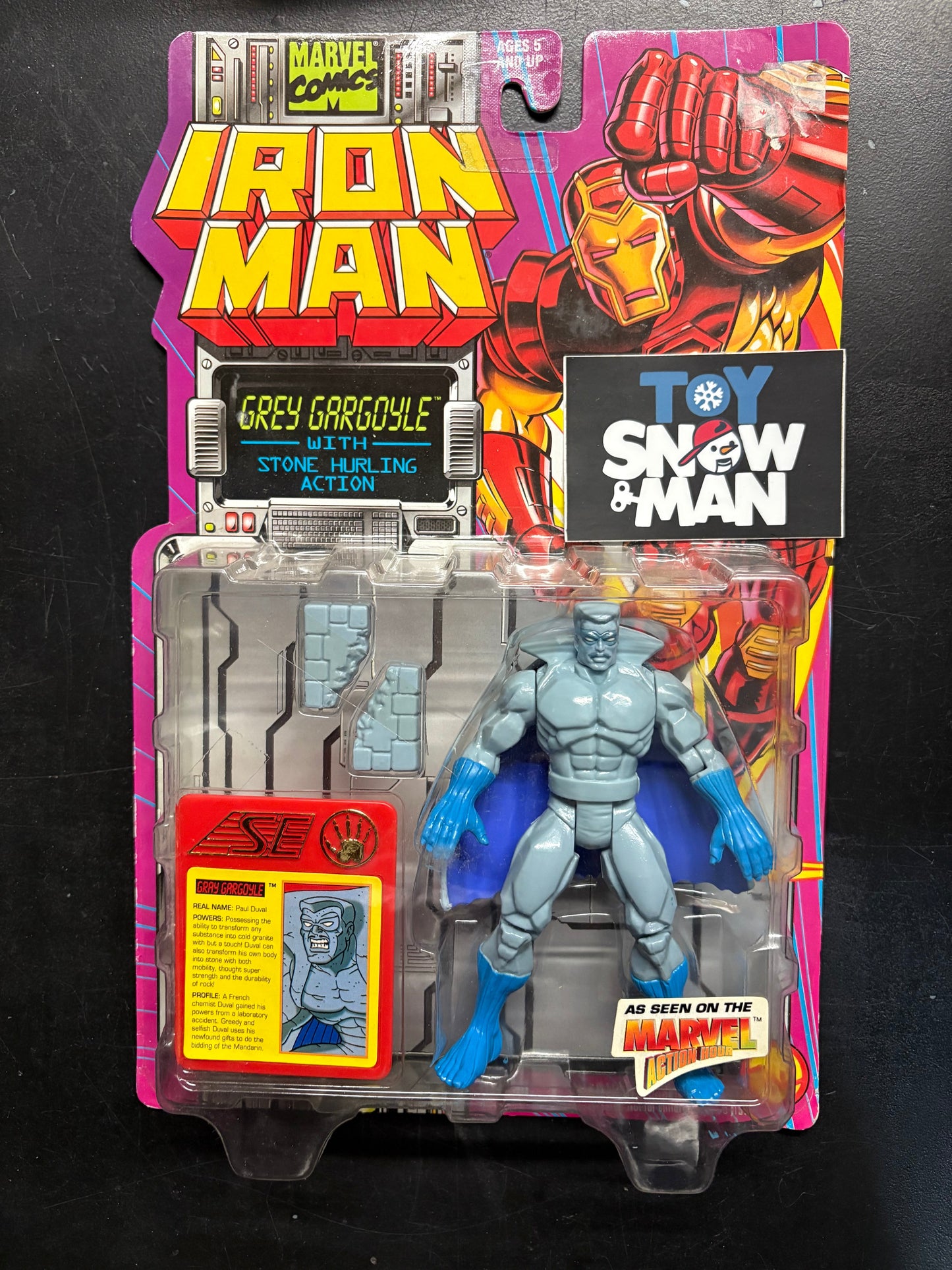 Toy Biz Marvel Comics Iron Man Grey Gargoyle