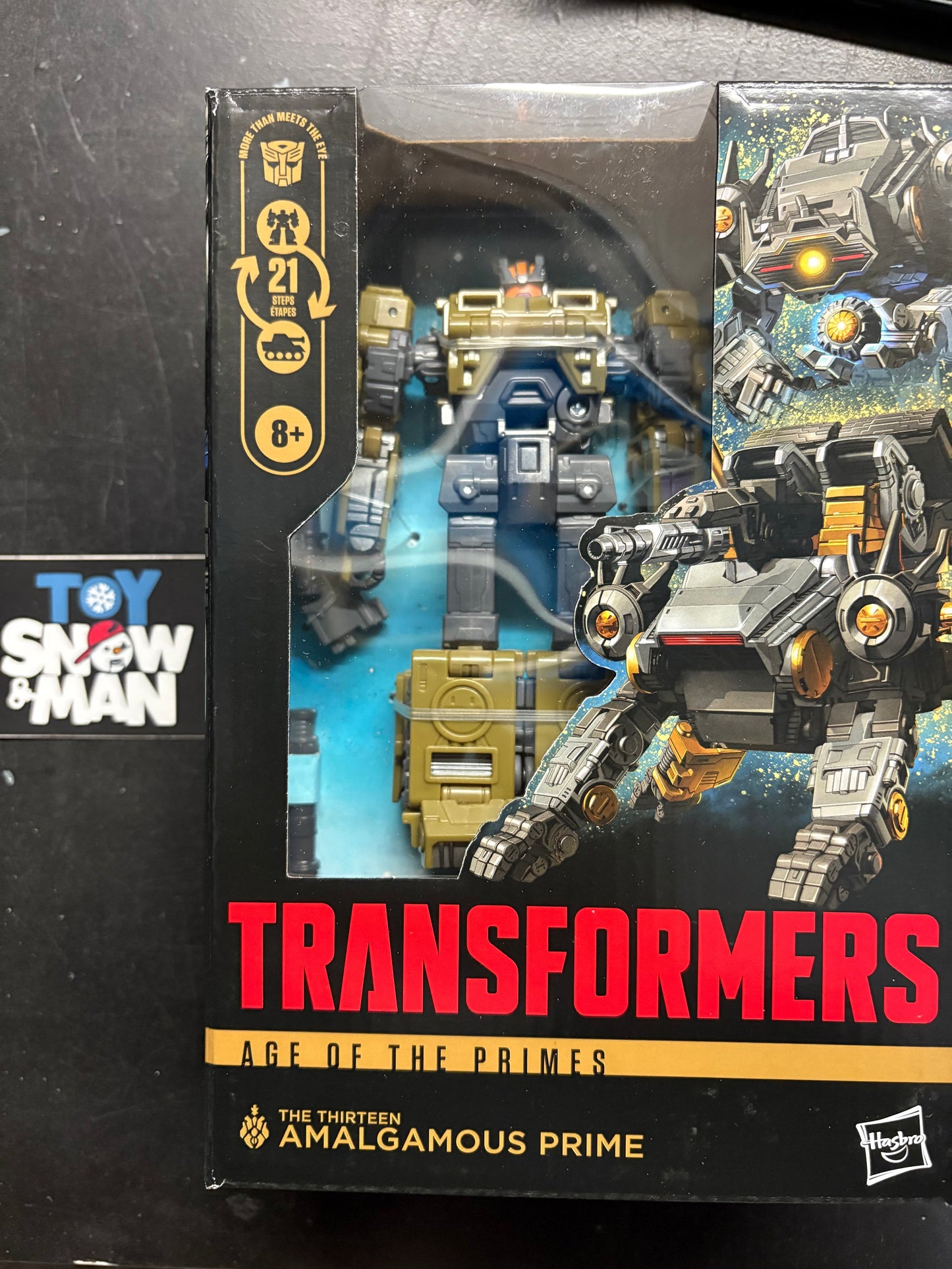 Transformers Age of the Primes Voyager Class Combaticon Brawl “Factory packaging error”