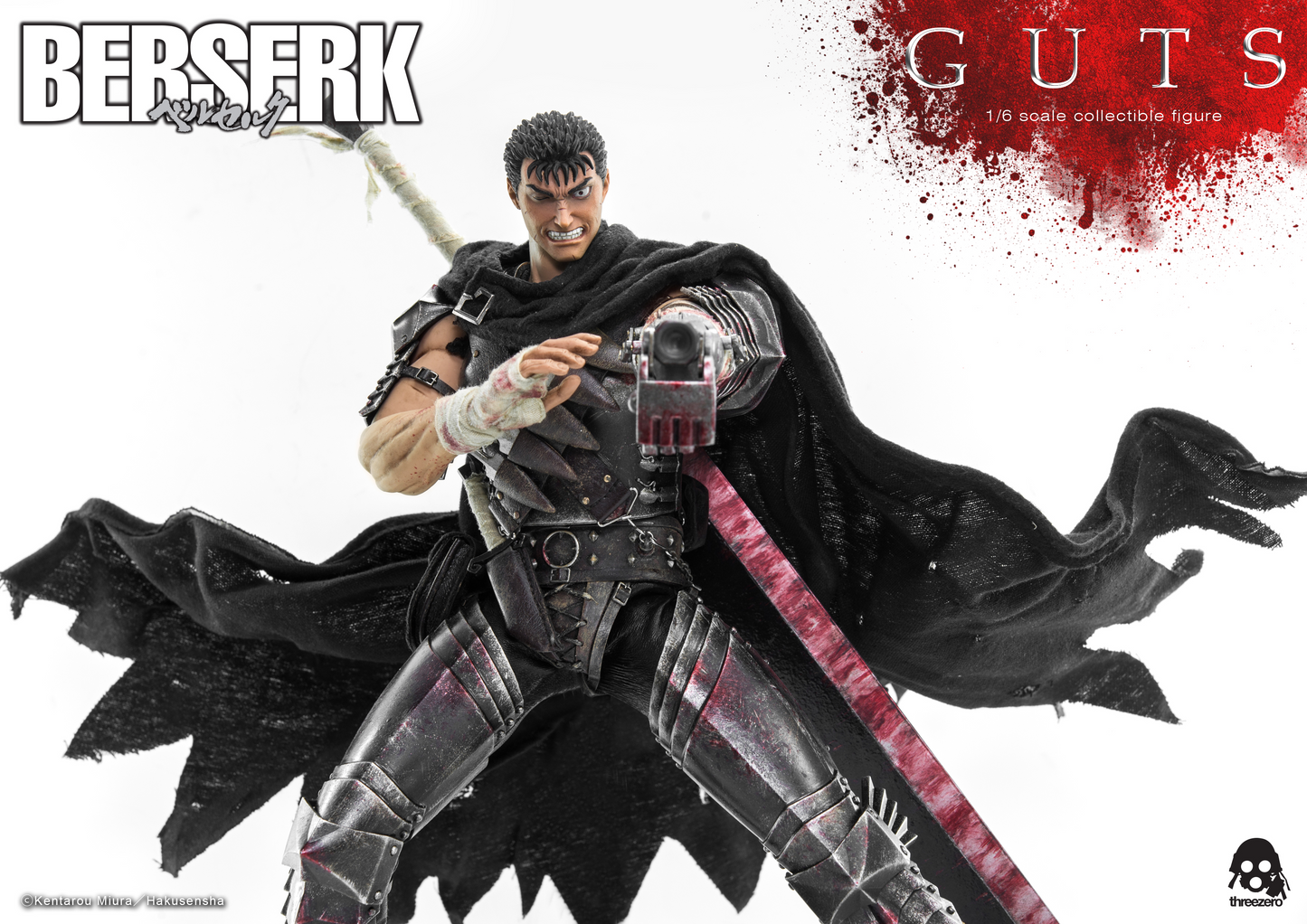 ThreeZero BERSERK - Guts Black Swordsman