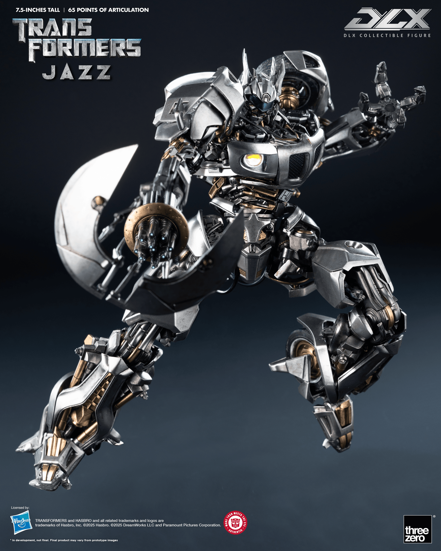 Transformers DLX Scale Collectible Series Jazz Action Figure (Preorder March/April 2026)