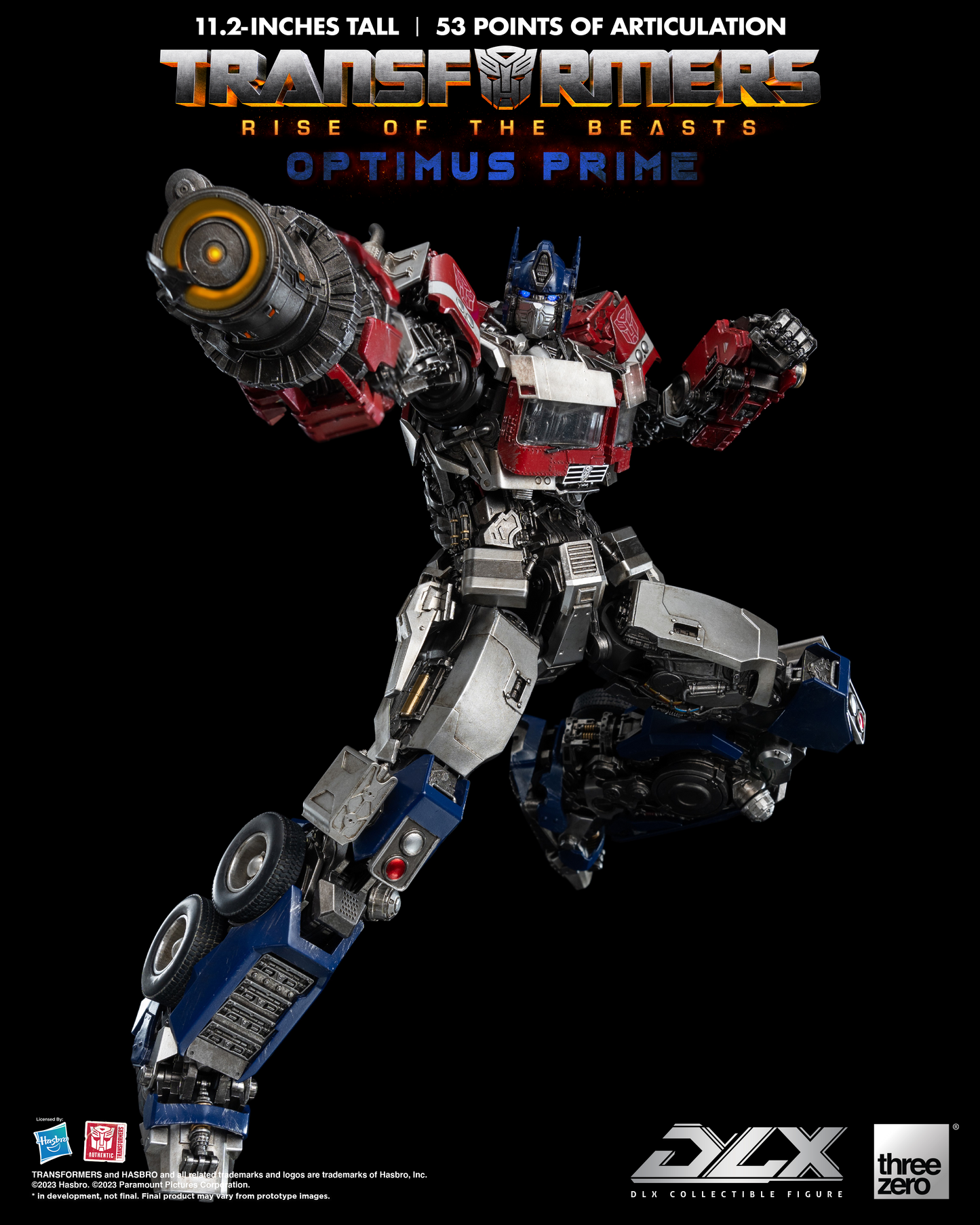 ThreeZero - Transformers: Rise of the Beasts - DLX Optimus Prime