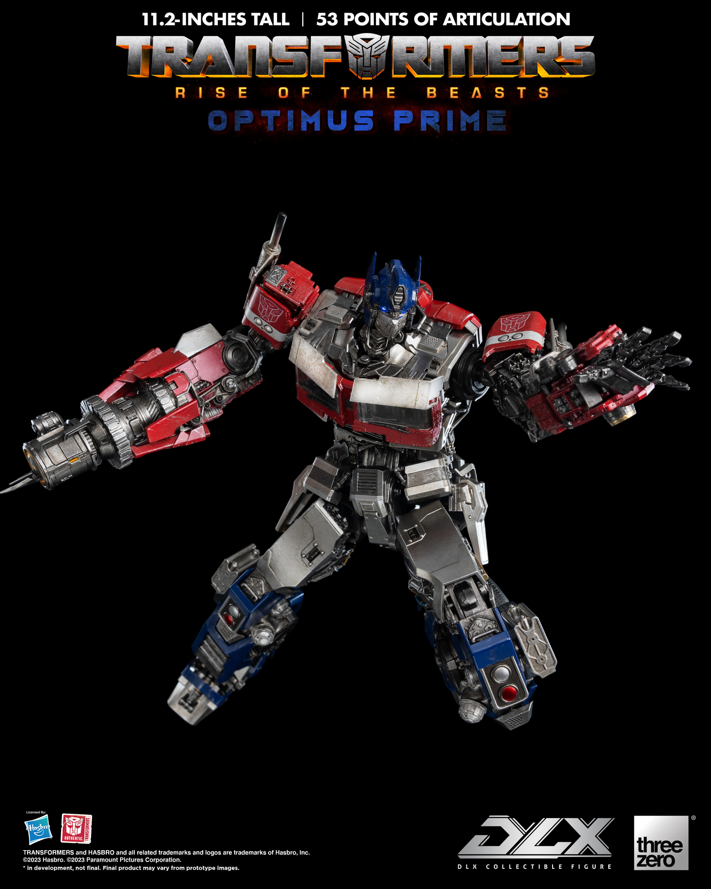 ThreeZero - Transformers: Rise of the Beasts - DLX Optimus Prime