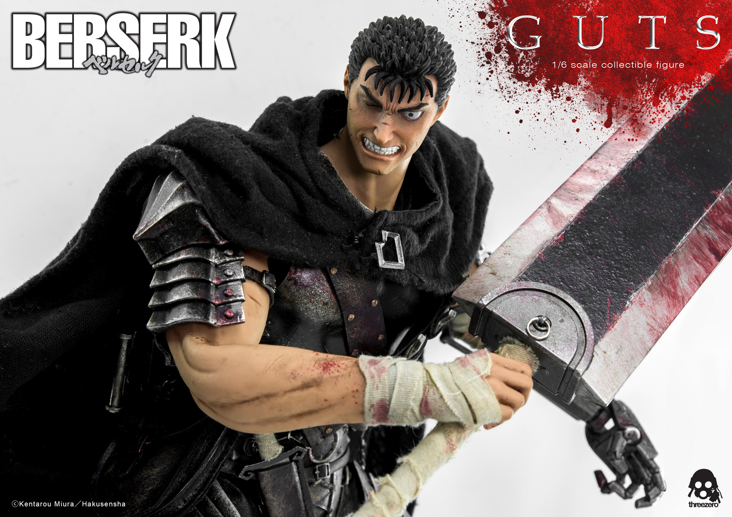 ThreeZero BERSERK - Guts Black Swordsman