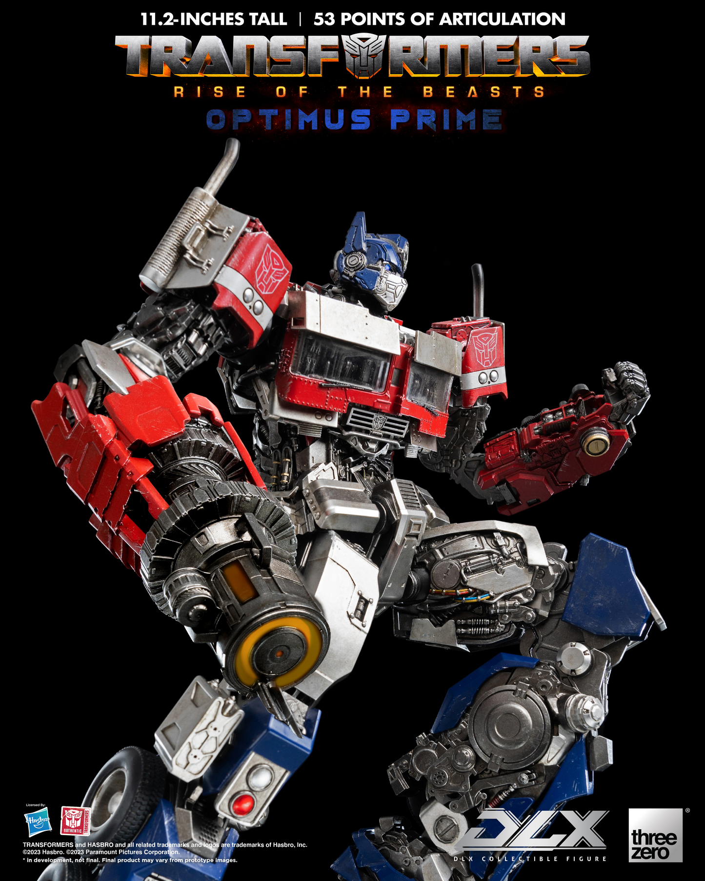 ThreeZero - Transformers: Rise of the Beasts - DLX Optimus Prime