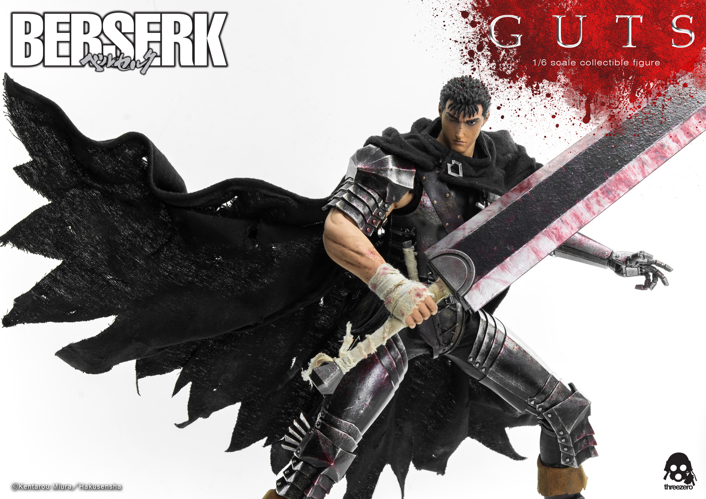 ThreeZero BERSERK - Guts Black Swordsman