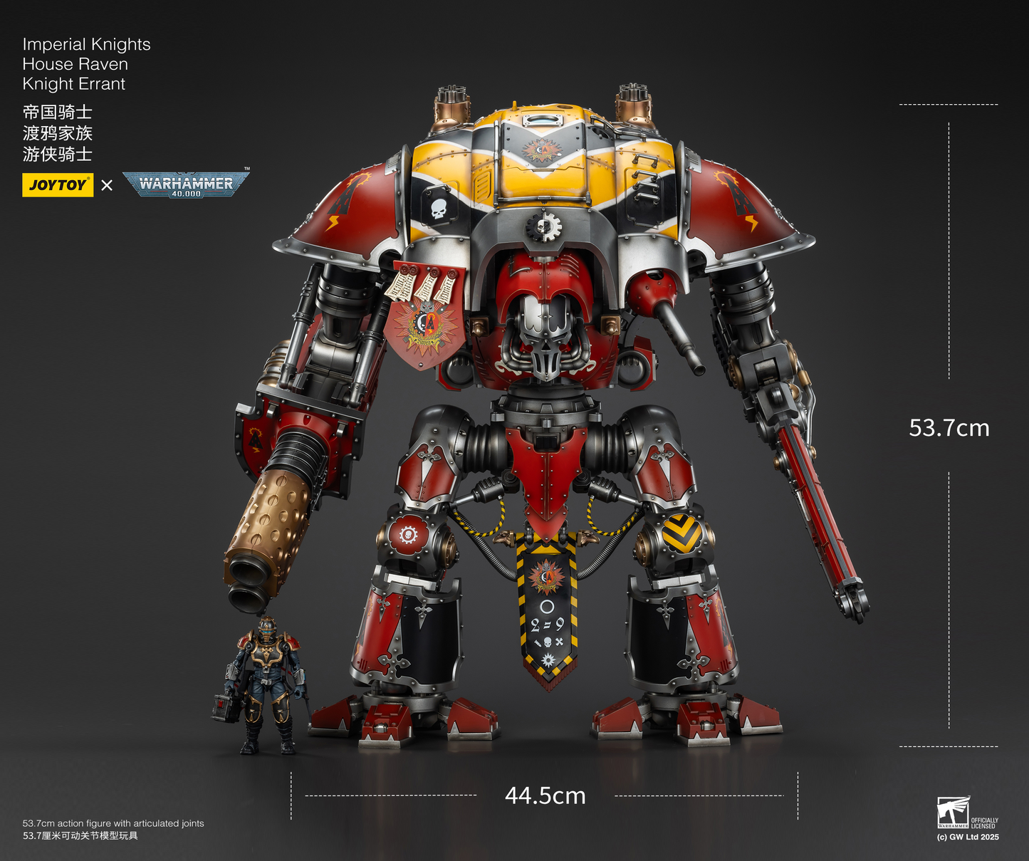 Warhammer 40K - Imperial Knights - House Raven Knight Errant