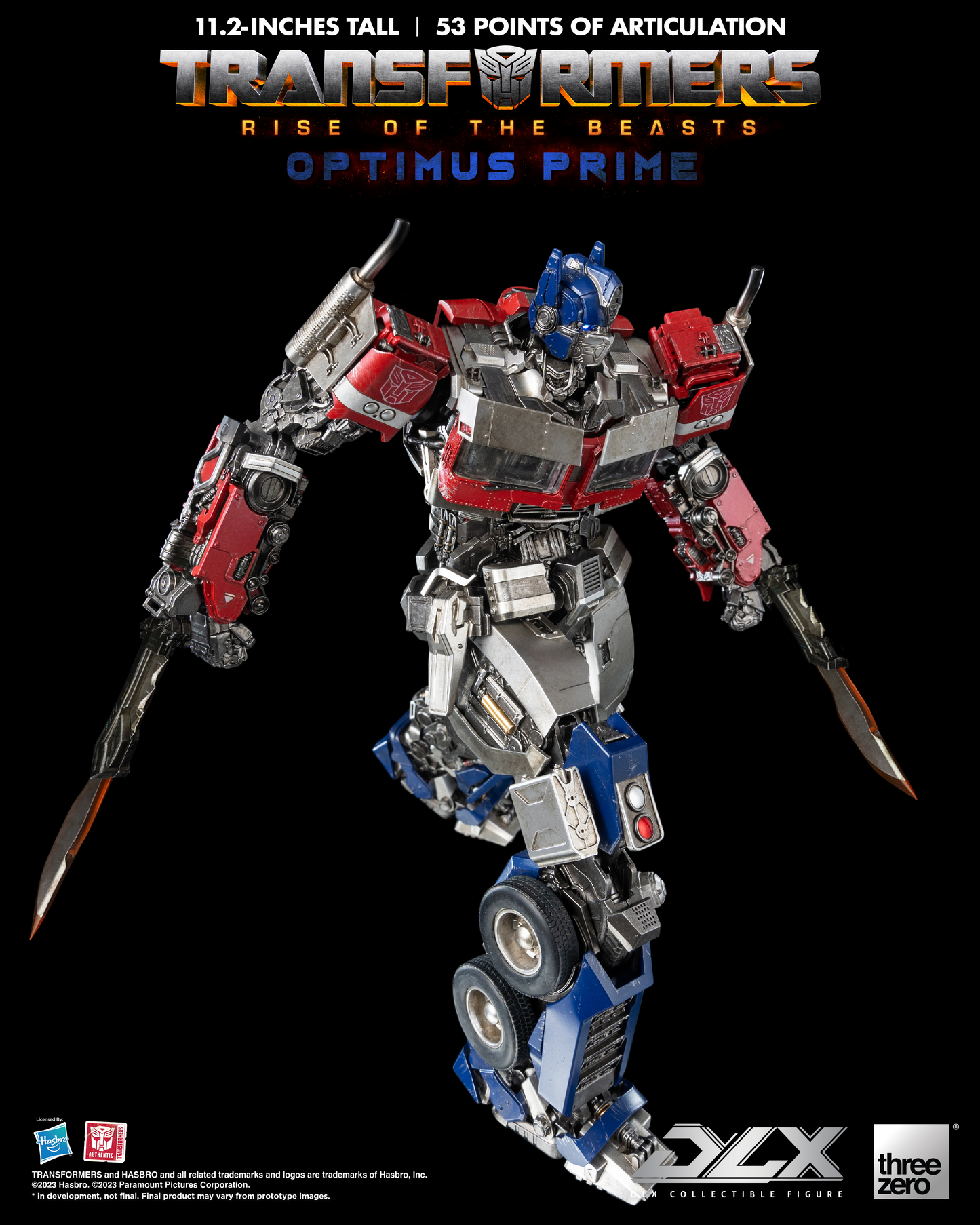 ThreeZero - Transformers: Rise of the Beasts - DLX Optimus Prime