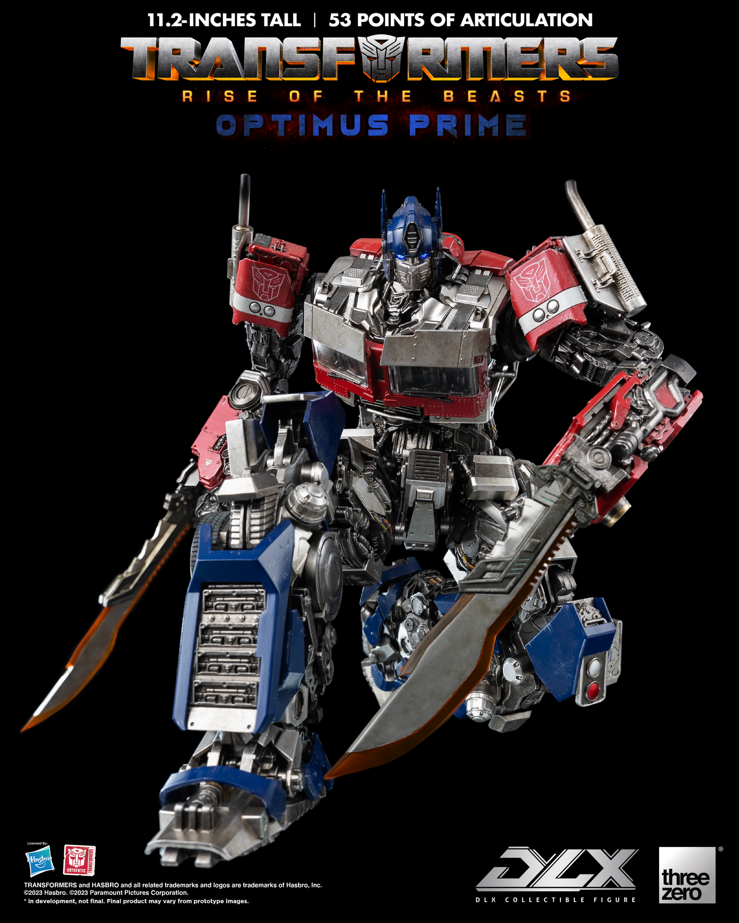 ThreeZero - Transformers: Rise of the Beasts - DLX Optimus Prime